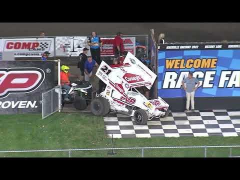 Knoxville Raceway 410 Victory Lane / Brian Brown / June 11, 2022 - dirt track racing video image