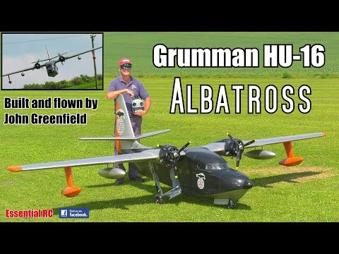 GIANT RC Grumman HU-16 ALBATROSS Flying Boat (1:6.5 scale, 4.8m wingspan, twin 62cc Zenaoh engines) - UChL7uuTTz_qcgDmeVg-dxiQ