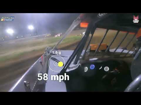 #60 Cody Nivens - Cash Money Late Model - 4-6-2024 Springfield Raceway - In Car Camera - dirt track racing video image
