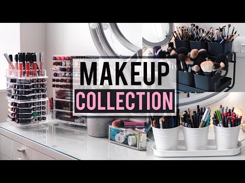 MAKEUP COLLECTION + STORAGE/ORGANIZATION IDEAS ! | JamiePaigeBeauty - UCzqyss12CyV4jZtrhpksF4Q