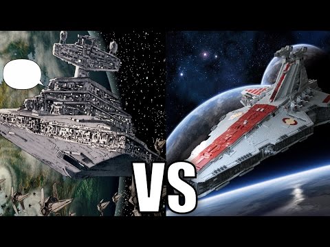 Imperial I-class Star Destroyer vs Venator-class Star Destroyer (Republic Cruiser) - UC6X0WHKm7Po3FlBepIEg5og