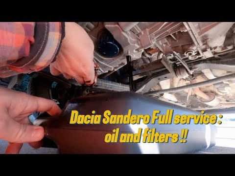 Wie führt man einen Service bei der Dacia Sandero durch?