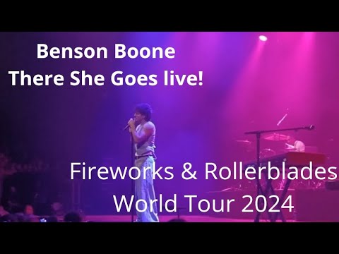 Benson Boone singing There She Goes live at the Fireworks & Rollerblades World Tour!❤️