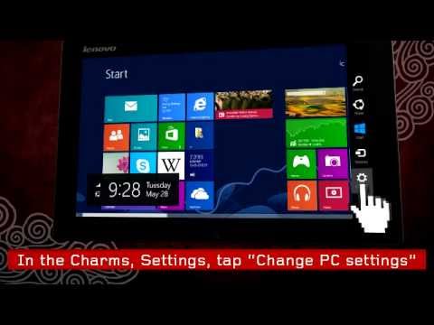 Set Picture Password in Windows 8 - Lenovo IdeaTab Lynx K3011 - UCpvg0uZH-oxmCagOWJo9p9g