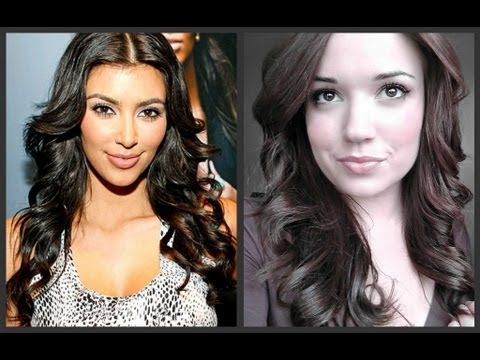 5 mins "Kardashians Kurls" Using a flat iron Soft Curly Hair - UC-1-zPmT368J8JRbsK_1keA