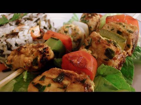 Moroccan Chicken Skewers Recipe - CookingWithAlia - Episode 108 - UCB8yzUOYzM30kGjwc97_Fvw