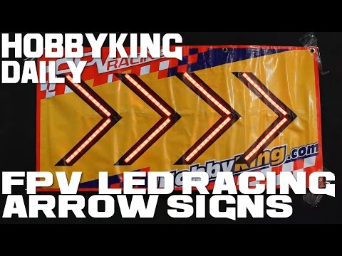 FPV Racing LED Arrow Sign - HobbyKing Daily - UCkNMDHVq-_6aJEh2uRBbRmw