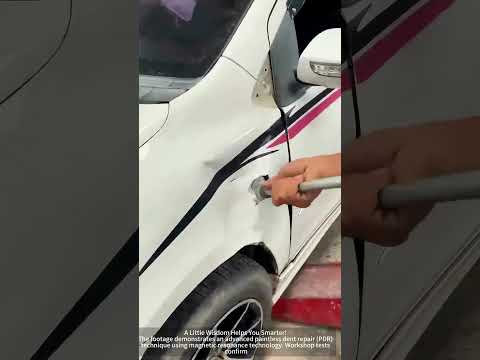 An innovative process to repair dented doors