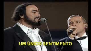 Luciano Pavarotti & Eros Ramazzotti - Se Bastasse Una Canzone - TelediscoVideoArte