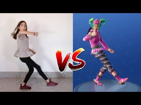 fortnite dance challenge in real life all new dances - eh bee family fortnite gameplay