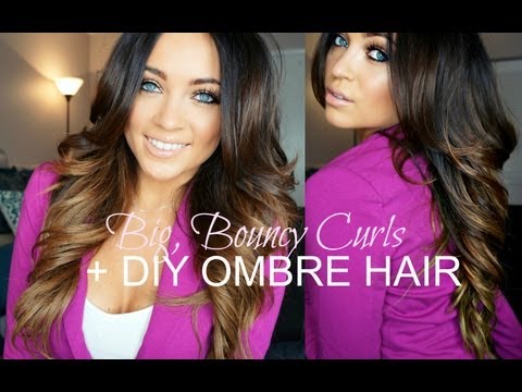 Big, Bouncy Curls Tutorial + DIY Ombre Hair - UCUt0ZA6l_EidUnBFMR9BZig