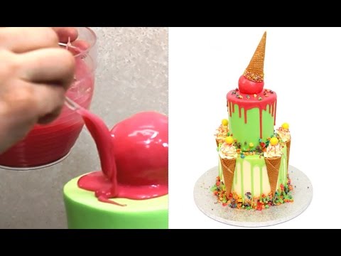 Color Drip Cake  How to make by CakesStepbyStep - UCjA7GKp_yxbtw896DCpLHmQ