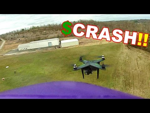 EPIC DRONE CRASH FAIL - Most Expensive Crash Ever - Durafly Tundra Colors VS Drone - TheRcSaylors - UCYWhRC3xtD_acDIZdr53huA