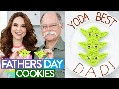 DIY FATHERS DAY YODA COOKIES - UCjwmbv6NE4mOh8Z8VhPUx1Q