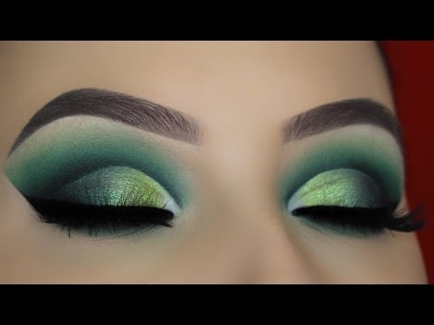 Green Smokey Cut Crease Makeup Tutorial - UCrfr4PnqvdJO4KrYWg10CJw