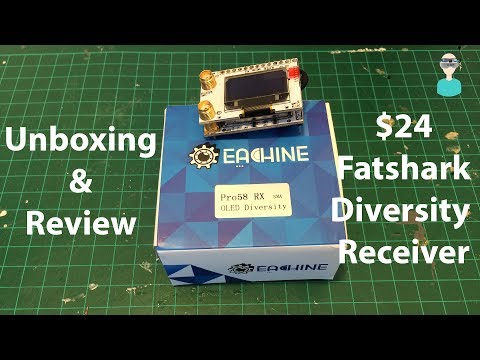 Eachine PRO58 RX - $24 Fatshark Compatible Diversity Receiver - Unboxing And Overview - UCOs-AacDIQvk6oxTfv2LtGA