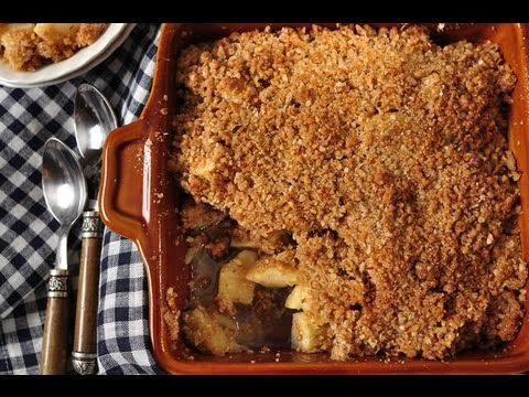 Apple Crisp Recipe Demonstration - Joyofbaking.com - UCFjd060Z3nTHv0UyO8M43mQ