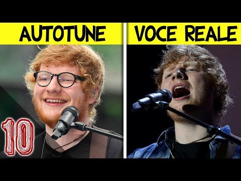 10 Cantanti con la loro Voce Reale VS Autotune - default