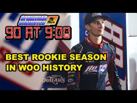 SprintCarUnlimited 90 at 9 for Friday, September 8th: The best rookie season in Outlaws history - dirt track racing video image