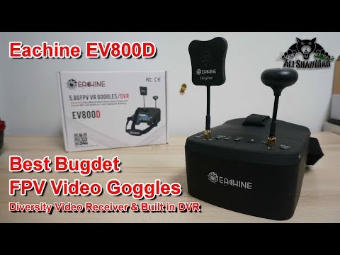 Eachine EV800D 5G8 Diversity DVR Best Budget FPV Video Goggles - UCsFctXdFnbeoKpLefdEloEQ