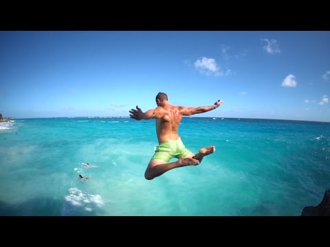 Epic Cliff Jumping in Barbados - UCd5xLBi_QU6w7RGm5TTznyQ