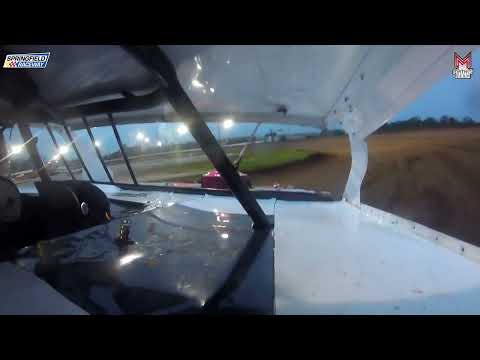 #34 Jake Carter - Midwest Mod - 4-27-2024 Springfield Raceway - In Car Camera - dirt track racing video image