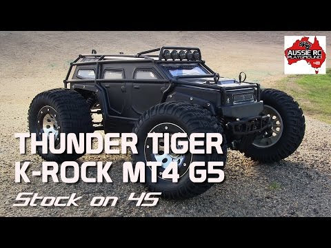 Thunder Tiger K-Rock MT4 G5 First Run on 4S Stock - UCOfR0NE5V7IHhMABstt11kA