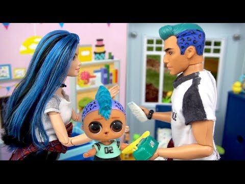 Barbie Doll LOL Punk Boi Family Morning Routine In The Playground & Birthday Party - UCXodGGoCUuMgLFoTf42OgIw