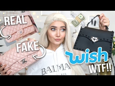 I BOUGHT FAKE DESIGNER ITEMS ON WISH... REAL VS FAKE! - UCBKFH7bU2ebvO68FtuGjyyw