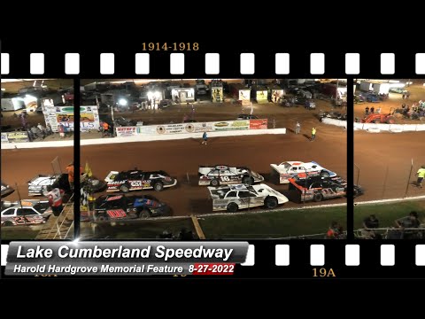 Lake Cumberland Speedway - Harold Hardgrove Memorial - 8/27/2022 - dirt track racing video image