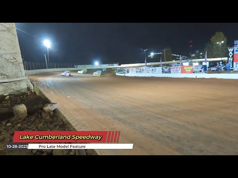 Lake Cumberland Speedway - Pro Late Model Feature - 10/28/2023 - dirt track racing video image