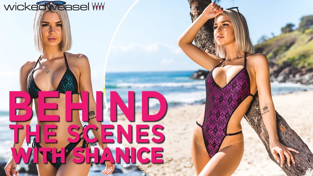 Shanice In Wicked Weasel: Luscious, Sensual & Elegant In Shadow Lace Bikini