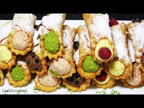 ☀КАННОЛИ☀ итальянские вафельные трубочки с кремом Homemade Cannoli Recipe - UCwZ6TJuh2PsR83k5PkkQx4A