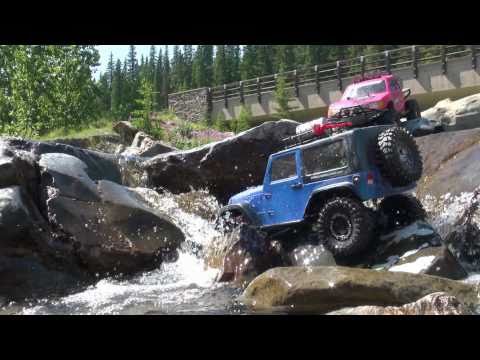 RC ADVENTURES - CHAMPIONS OF THE WATERFALL -  JEEP WRANGLER RUBICON - Axial SCX10 Honcho Conversion - UCxcjVHL-2o3D6Q9esu05a1Q