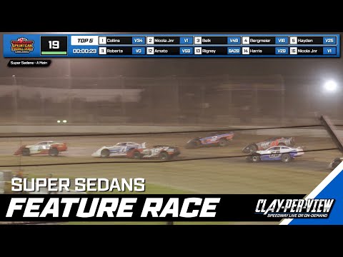 Super Sedans | Avalon - 12th Dec 2025 | Clay-Per-View - dirt track racing video image