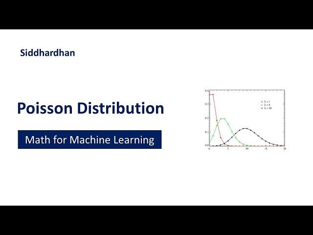 Poisson Distribution and Machine Learning