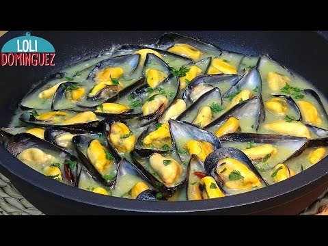 Mejillones en salsa verde, fáciles muy rápidos de preparar y saludables - Loli Domínguez - UC5ONfXPjWgqElh0NZaRJ1tg