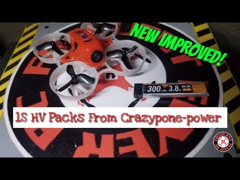 New 300mah 1S HV Battery Packs From Crazepony-Power! - UCNUx9bQyEI0k6CQpo4TaNAw