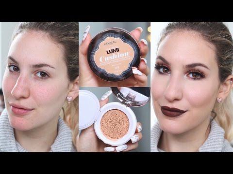 L'Oreal True Match Lumi CUSHION Foundation | FIRST IMPRESSION + REVIEW | JamiePaigeBeauty - UCzqyss12CyV4jZtrhpksF4Q