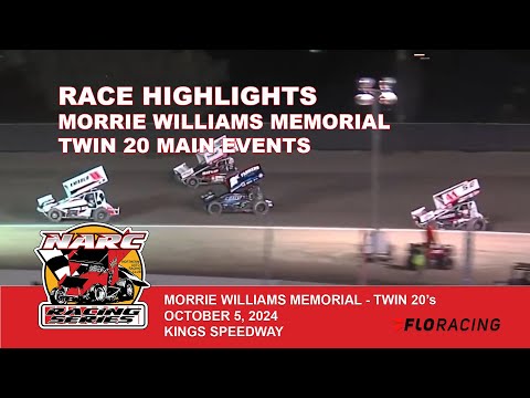 RACE HIGHLIGHTS: NARC SPRINT CARS @ KINGS SPEEDWAY - OCTOBER 5, 2024 - dirt track racing video image