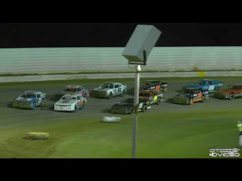 Pure Stocks- All Tech Raceway - dirt track racing video image