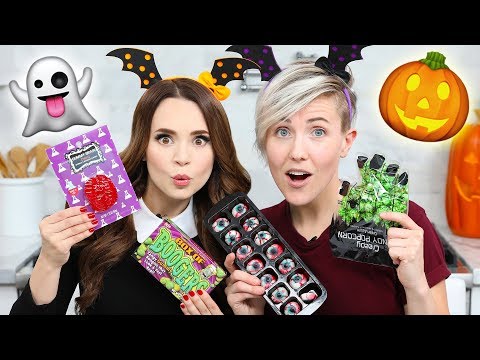 TRYING FUN HALLOWEEN CANDY w/ Hannah Hart! - UCjwmbv6NE4mOh8Z8VhPUx1Q