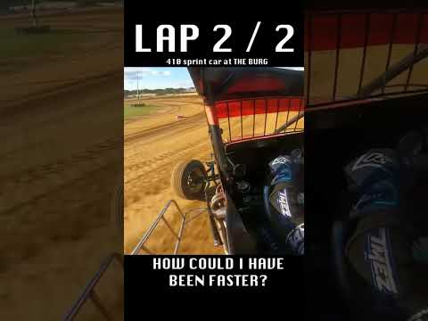 Qualifying around the Burg! #sprintcar #speedway #fastaf - dirt track racing video image