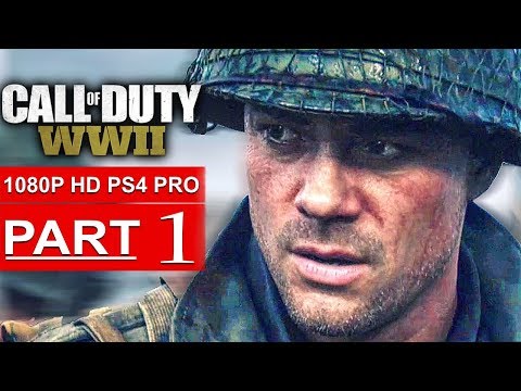 CALL OF DUTY WW2 Gameplay Walkthrough Part 1 Campaign [1080p HD PS4 PRO] - No Commentary - UC1bwliGvJogr7cWK0nT2Eag