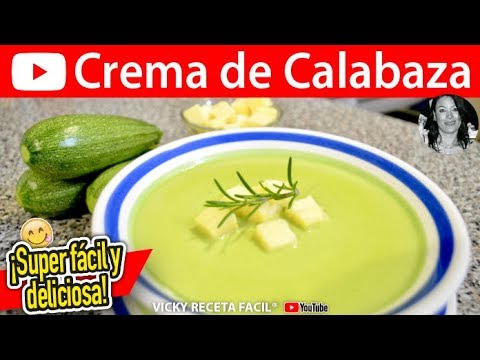 Cómo hacer CREMA DE CALABAZA | Vicky Receta Facil - UCewhO42h_TIKZdntpI-v39g