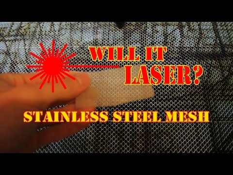 WILL IT LASER: Stainless Steel Mesh? - UCjgpFI5dU-D1-kh9H1muoxQ