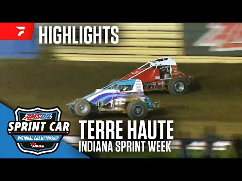 𝑯𝑰𝑮𝑯𝑳𝑰𝑮𝑯𝑻𝑺: USAC AMSOIL National Sprint Cars | Terre Haute Action Track | July 31, 2025 - dirt track racing video image