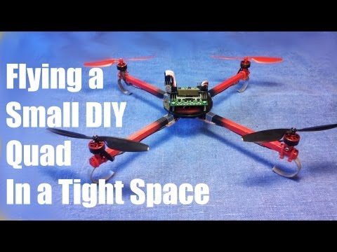 Flying a Mini DIY Quad in a tight space - UCYZdgiEIDuwqPVes1ZqU_Iw