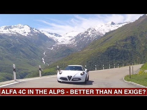 Alfa Romeo 4C Road Test In the Alps - As good as an Exige? - UCErr8b5Sc1owxI31N6WZmIA