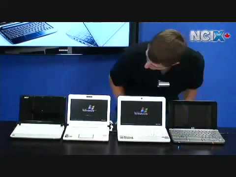 Acer Aspire One, Asus Eee 901, HP 2133, MSI Wind Hands On (NCIX Tech Tips #16) - UCjTCFFq605uuq4YN4VmhkBA